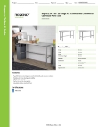 Regency Tables & Sinks 600WT24X60SS Specsheet