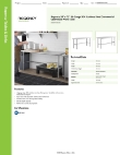 Regency Tables & Sinks 600WT24X72SS Specsheet