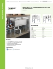 Regency Tables & Sinks 60B2101413RK Specsheet