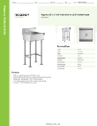 Regency Tables & Sinks 60FHDMS1818 Specsheet Regency Tables & Sinks 60FHDMS1818 Specsheet