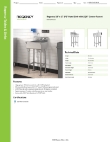 Regency Tables & Sinks 60FHDMSF1818 Specsheet Regency Tables & Sinks 60FHDMSF1818 Specsheet