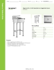 Regency Tables & Sinks 60FHSMSB1818 Specsheet
