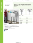 Regency Tables & Sinks 60S1181818GR Specsheet Regency Tables & Sinks 60S1181818GR Specsheet