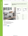 Regency Tables & Sinks 60ST2472L Specsheet Regency Tables & Sinks 60ST2472L Specsheet