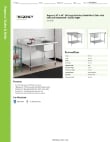 Regency Tables & Sinks 60ST3048RZ Specsheet