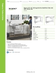 Regency Tables & Sinks 60ST3060L Specsheet