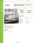Regency Tables & Sinks 60ST3060LZ Specsheet