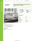 Regency Tables & Sinks 60ST3060RZ Specsheet