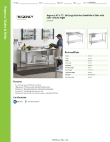 Regency Tables & Sinks 60ST3072R Specsheet