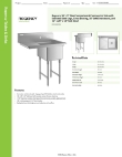 Regency Tables & Sinks 6CS1162018XL Specsheet