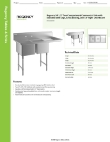 Regency Tables & Sinks 6CS216201XR Specsheet