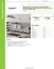 Regency Tables & Sinks 6CS218242X Specsheet Regency Tables & Sinks 6CS218242X Specsheet
