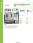 Regency Tables & Sinks 6CS31824X Specsheet