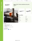 Regency Tables & Sinks BDR-8X12 Specsheet