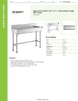 Regency Tables & Sinks 600FHSMSB1848 Specsheet