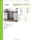 Regency Tables & Sinks 600WT15X30BS Specsheet