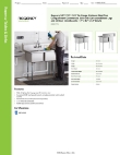Regency Tables & Sinks 600S21717G Specsheet
