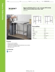 Regency Tables & Sinks 600WT24X36SS Specsheet