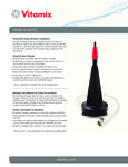 Vitamix Rinse-O-Matic Blender Container Rinser_1442_Spec Sheet