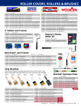 ROLLER COVERS, ROLLERS & BRUSHES