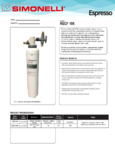 Nuova Simonelli RSCF 195 Spec Sheet