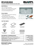 RVH9200 Spec