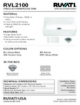 RVL2100 Spec RVL2100 Spec