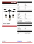 S8020 Spec Sheet S8020 Spec Sheet