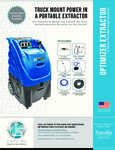 Sandia OPTIMIZER 12 Gallon Carpet Extractor Specsheet Sandia OPTIMIZER 12 Gallon Carpet Extractor Specsheet
