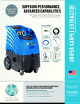 Sandia Sniper 6 Gallon Carpet Extractor Specsheet Sandia Sniper 6 Gallon Carpet Extractor Specsheet
