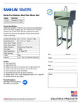 Sani-Lav-727FK2-Spec Sheet Sani-Lav-727FK2-Spec Sheet