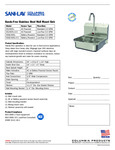 Sani-Lav-ES2-ESB2-605L-Submittal-Sheet Sani-Lav-ES2-ESB2-605L-Submittal-Sheet