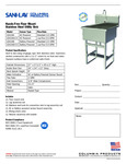 Sani-Lav-U2424A-U2424B-Spec Sheet Sani-Lav-U2424A-U2424B-Spec Sheet