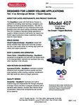 SaniServ 407 Spec Sheet