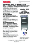 SaniServ 522 Spec Sheet SaniServ 522 Spec Sheet