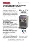 SaniServ 608 Spec Sheet