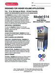 SaniServ 614 Spec Sheet SaniServ 614 Spec Sheet
