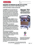 SaniServ 791 Spec Sheet SaniServ 791 Spec Sheet