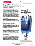 SaniServ B-10 Spec Sheet SaniServ B-10 Spec Sheet