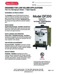 SaniServ DF200 Spec Sheet