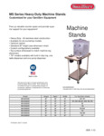 SaniServ Equipment Stand Spec Sheet SaniServ Equipment Stand Spec Sheet