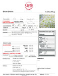 Savor Imports 3.8 Diced Onions, 2 Pound Nutrition