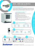Scotsman C0322 Specsheet Scotsman C0322 Specsheet