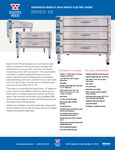E-5736 Deck Oven Spec Sheets