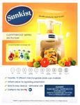 Sunkist Equipment Commercial Sectionizer Spec Sheet Sunkist Equipment Commercial Sectionizer Spec Sheet