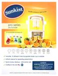 Sunkist Equipment Sectionizer Pro Spec Sheet