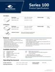 Series 100 Spec Sheet