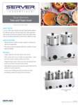 Server Soup Warming Stations Spec Sheet Server Soup Warming Stations Spec Sheet