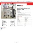 Regency Tables & Sinks 423CFT2KA Specsheet Regency Tables & Sinks 423CFT2KA Specsheet