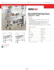 Regency Tables & Sinks 423CFT4KB Specsheet Regency Tables & Sinks 423CFT4KB Specsheet